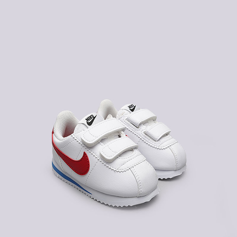 детские белые кроссовки Nike Cortez Basic SL 904769-103 - цена, описание, фото 2